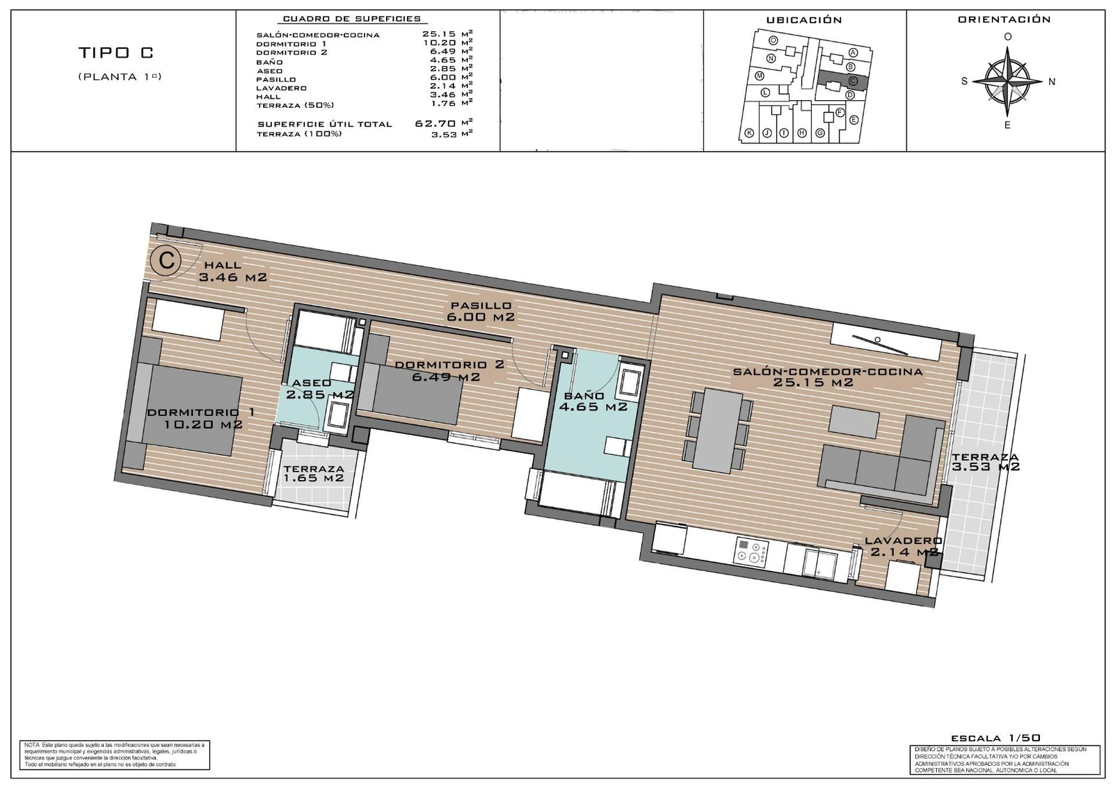 Unit NV-100601 — Residencial de Obra Nueva en Algorfa