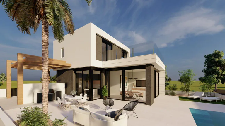 Villas de Obra Nueva en Pilar de la Horadada en el Campo de Golf