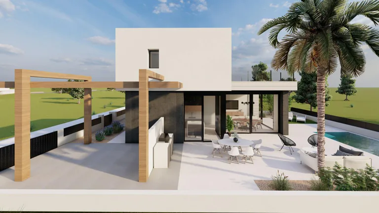 Villas de Obra Nueva en Pilar de la Horadada en el Campo de Golf