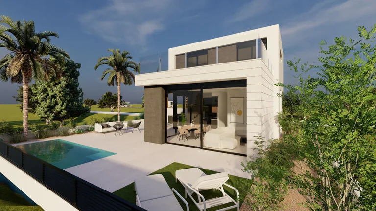 Villas de Obra Nueva en Pilar de la Horadada en el Campo de Golf