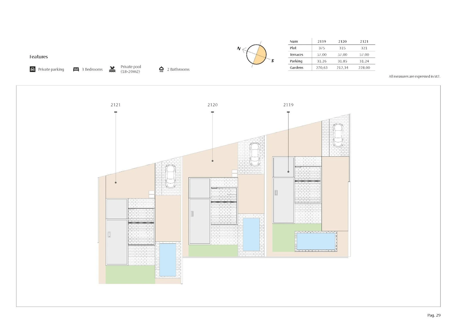 Unit NV-100653 — Exclusivas villas de nueva construcción en la zona del campo de golf de Algorfa