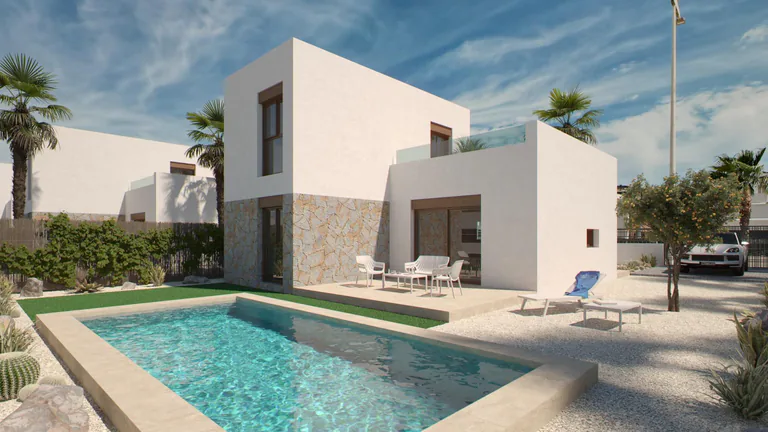 Exclusivas villas de nueva construcción en la zona del campo de golf de Algorfa