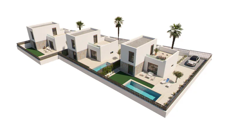 Exclusivas villas de nueva construcción en la zona del campo de golf de Algorfa