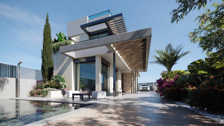 Villas de Obra Nueva en Complejo Privado en la Provincia de Murcia