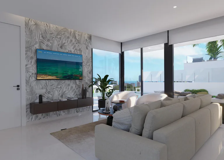 Villas de Obra Nueva en Finestrat con Vistas al Mar