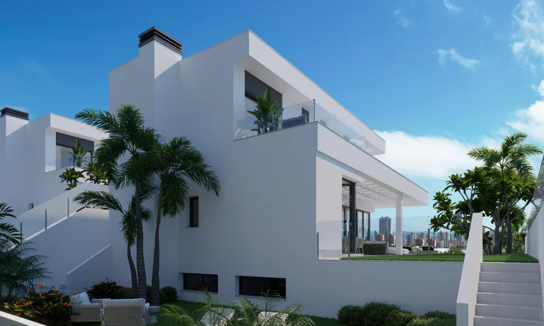 Villas de Obra Nueva en Finestrat con Vistas al Mar