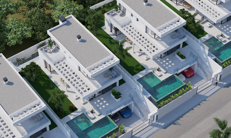 Villas de Obra Nueva en Finestrat con Vistas al Mar