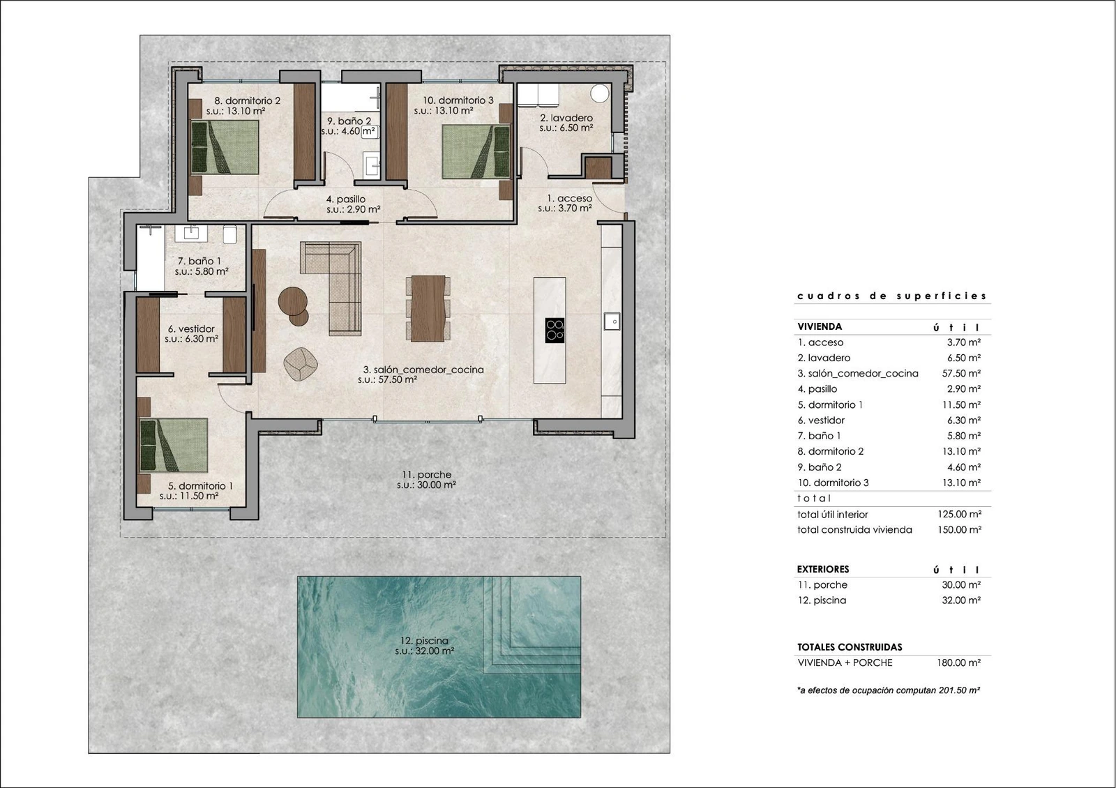 Unit NV-100704 — Villas de nueva construcción a medida en Pinoso (Alicante): amplias viviendas en un entorno natural