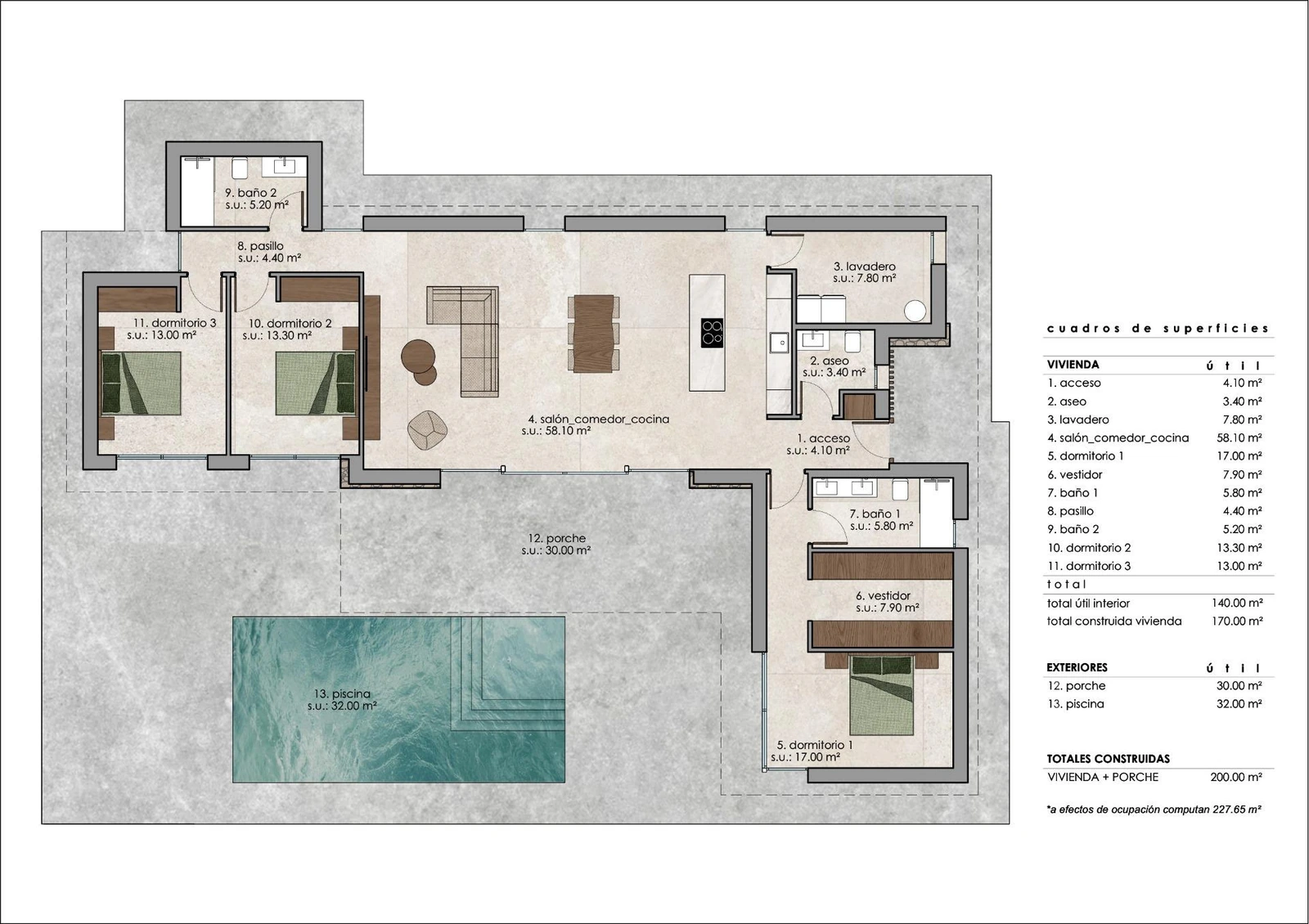 Unit NV-100706 — Villas de nueva construcción a medida en Pinoso (Alicante): amplias viviendas en un entorno natural