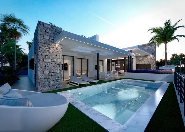Villas de Obra Nueva en Complejo Privado en la Provincia de Murcia