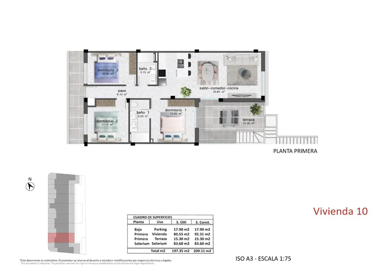 Bungaló en planta alta NV-100793 — foto 18