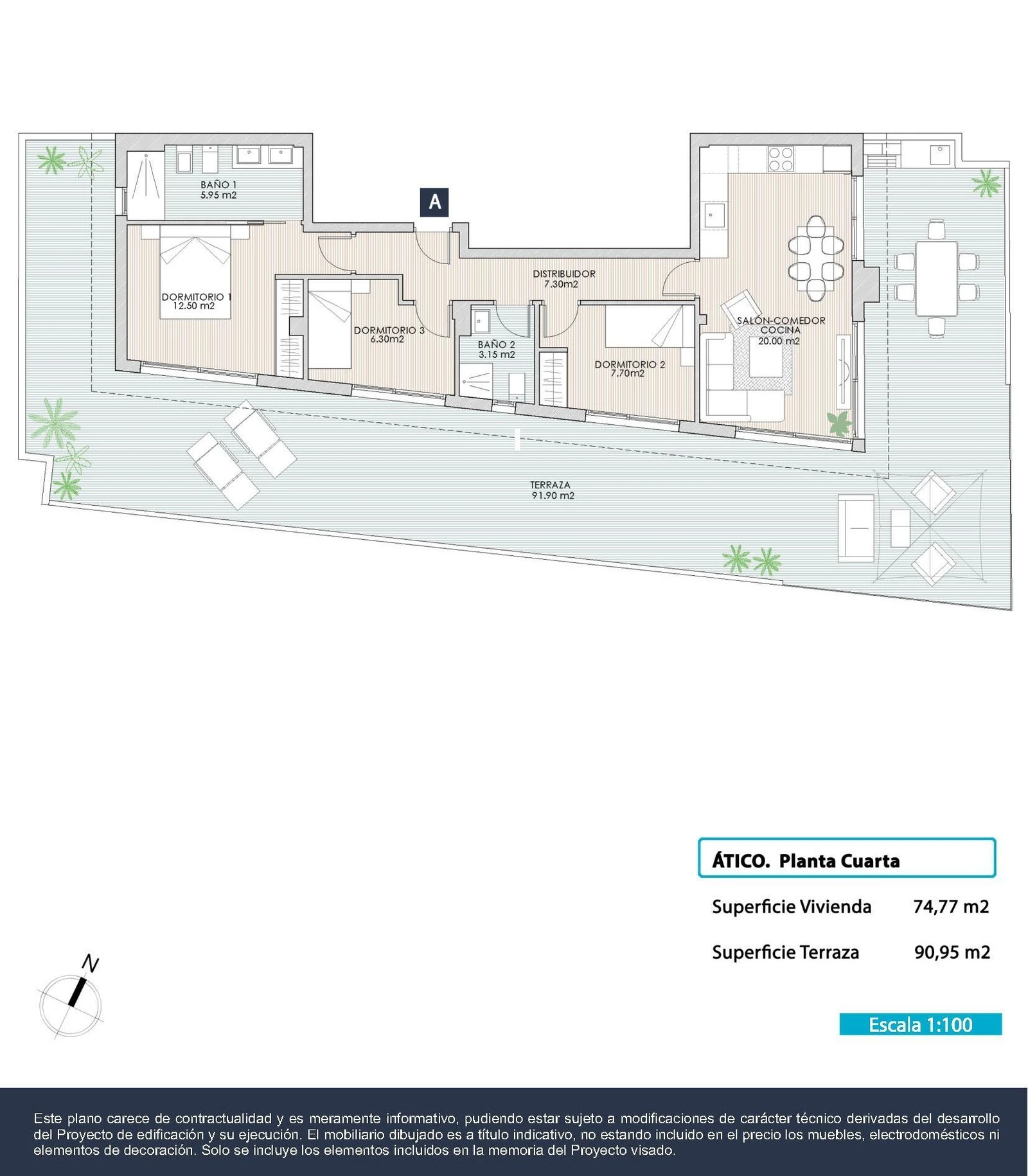 Unit NV-100826 — Modernos Apartamentos Cerca de la Playa del Cura en Torrevieja