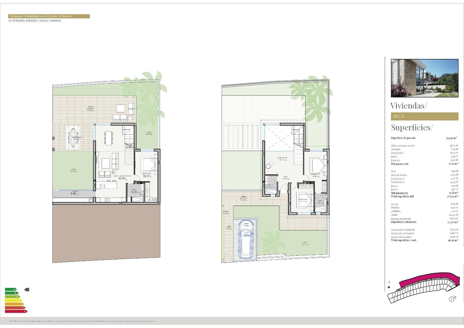 Unit NV-100860 — Chalets de Nueva Construcción en Polop, Alicante