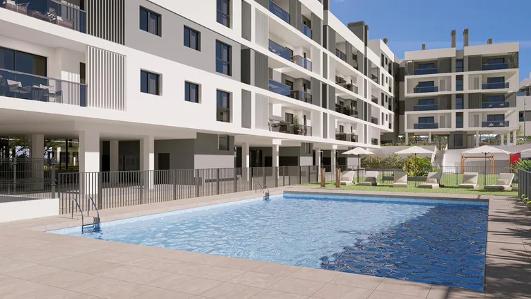 Residencial de nueva construcción en San Agustín, Alicante, con impresionantes vistas a la ciudad
