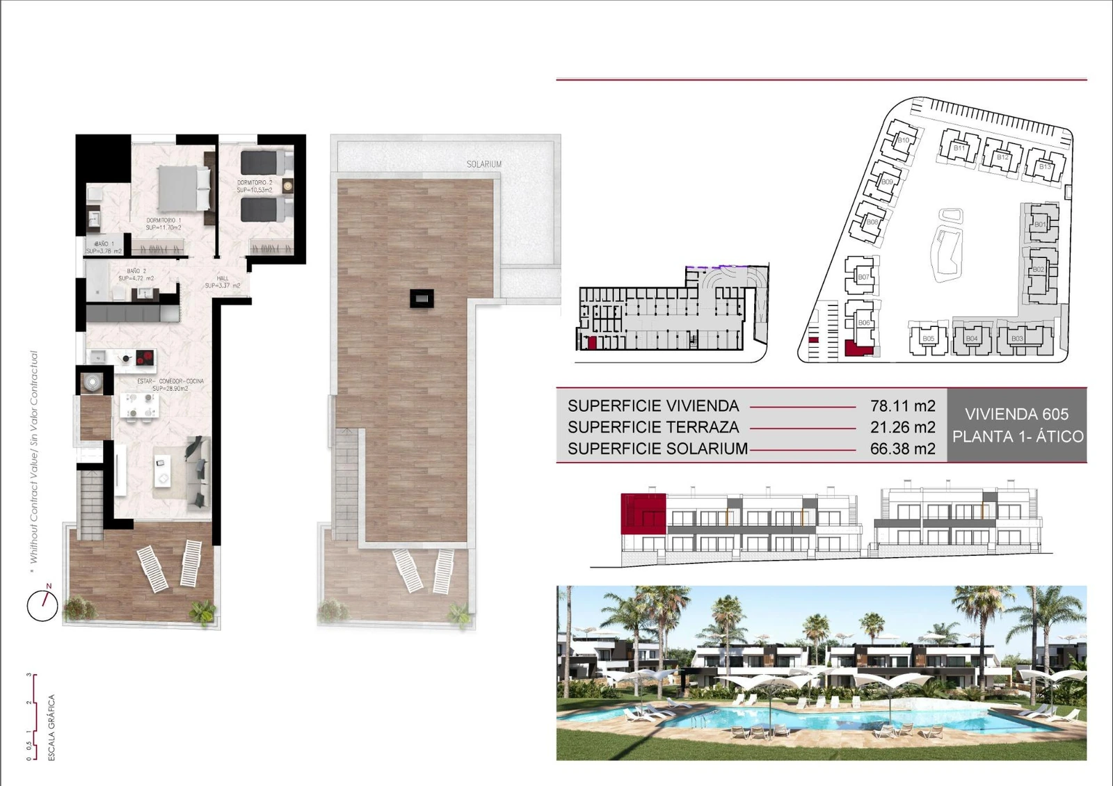 Unit NV-100896 — Exclusiva vida mediterránea en Lo Marabú, Ciudad Quesada
