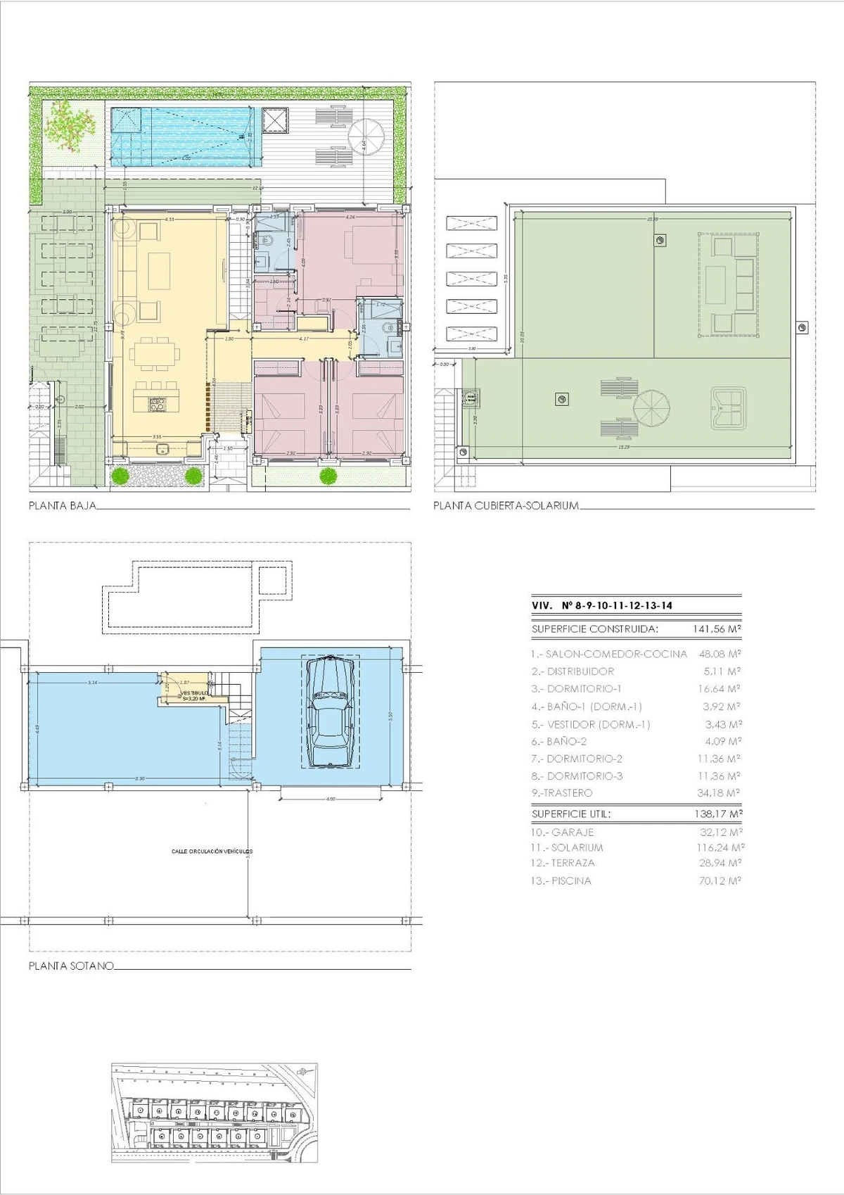 Unit NV-100960 — Nueva Promoción de villas en Torrevieja, a 2 km del Mar