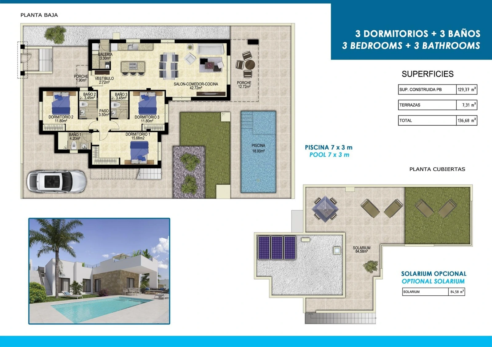 Unit NV-100985 — Impresionantes villas de nueva construcción en Polop con vistas al mar