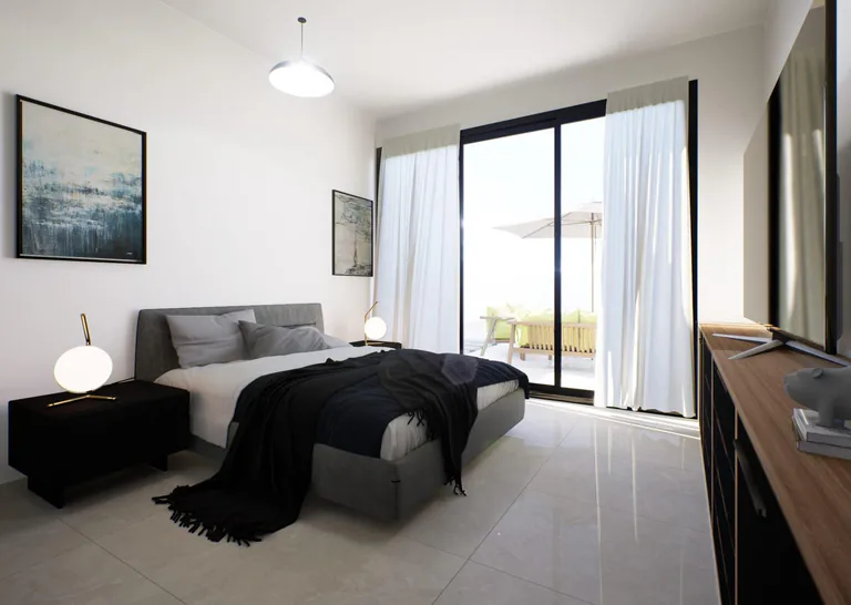 Villa de estilo ibicenco en un tranquilo pueblo español