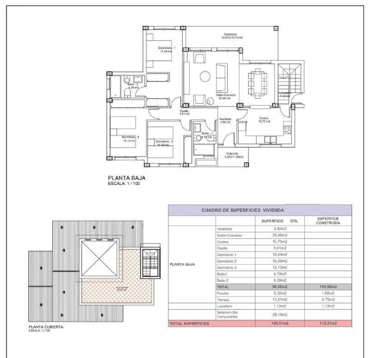 Unit NV-100989 — Villas de nueva construcción en amplias parcelas de más de 500 m² en Lorca
