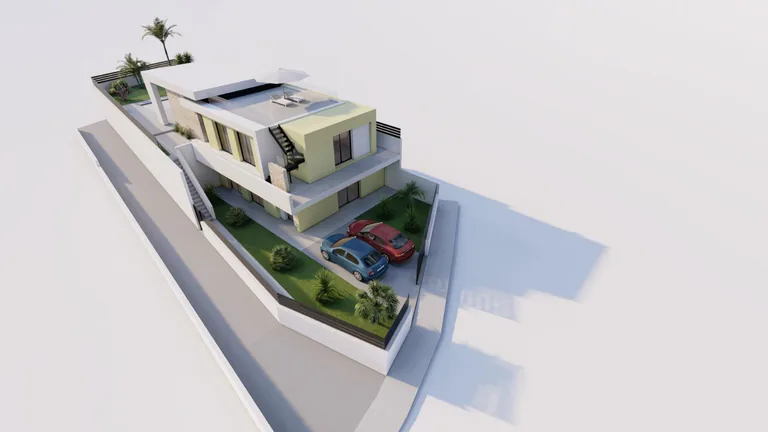 Chalets de obra nueva de una planta con piscina privada en Torrevieja