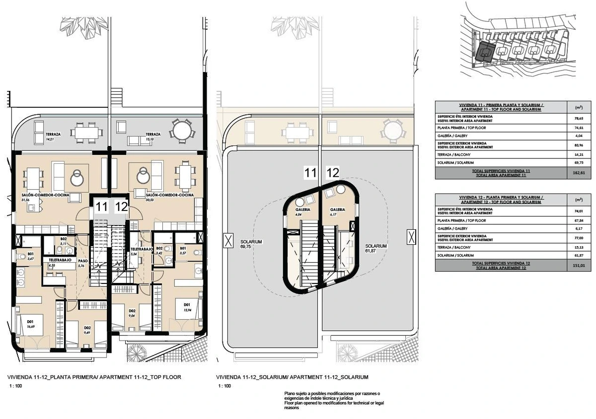 Unit NV-101014 — Bungalows de Obra Nueva con Vistas al Mar en La Mata, Torrevieja
