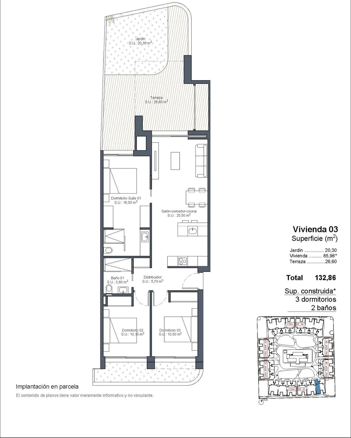 Unit NV-101070 — Exclusivas Viviendas de Obra Nueva en Lo Marabú, Ciudad Quesada
