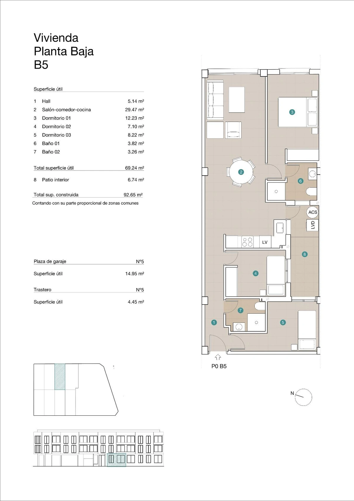 Unit NV-101071 — Apartamentos de Obra Nueva en Jacarilla, Alicante - Tranquilidad y Confort