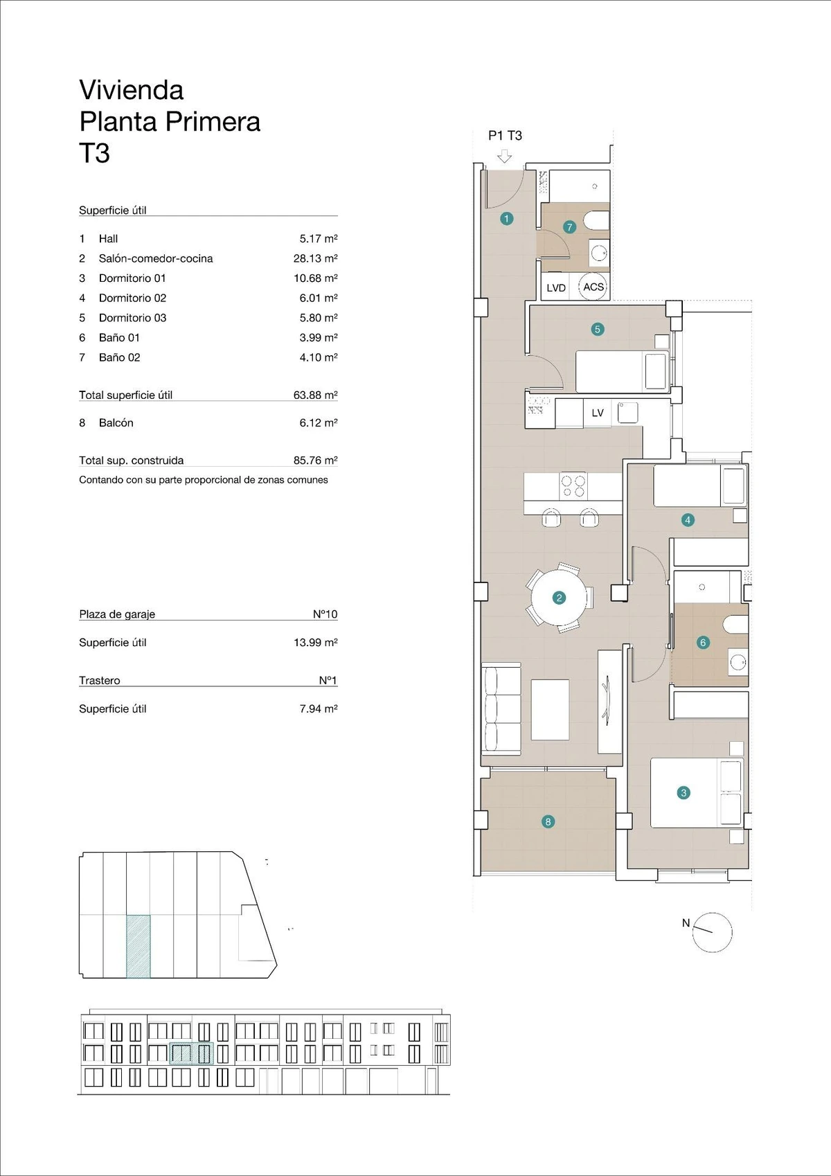 Unit NV-101072 — Apartamentos de Obra Nueva en Jacarilla, Alicante - Tranquilidad y Confort