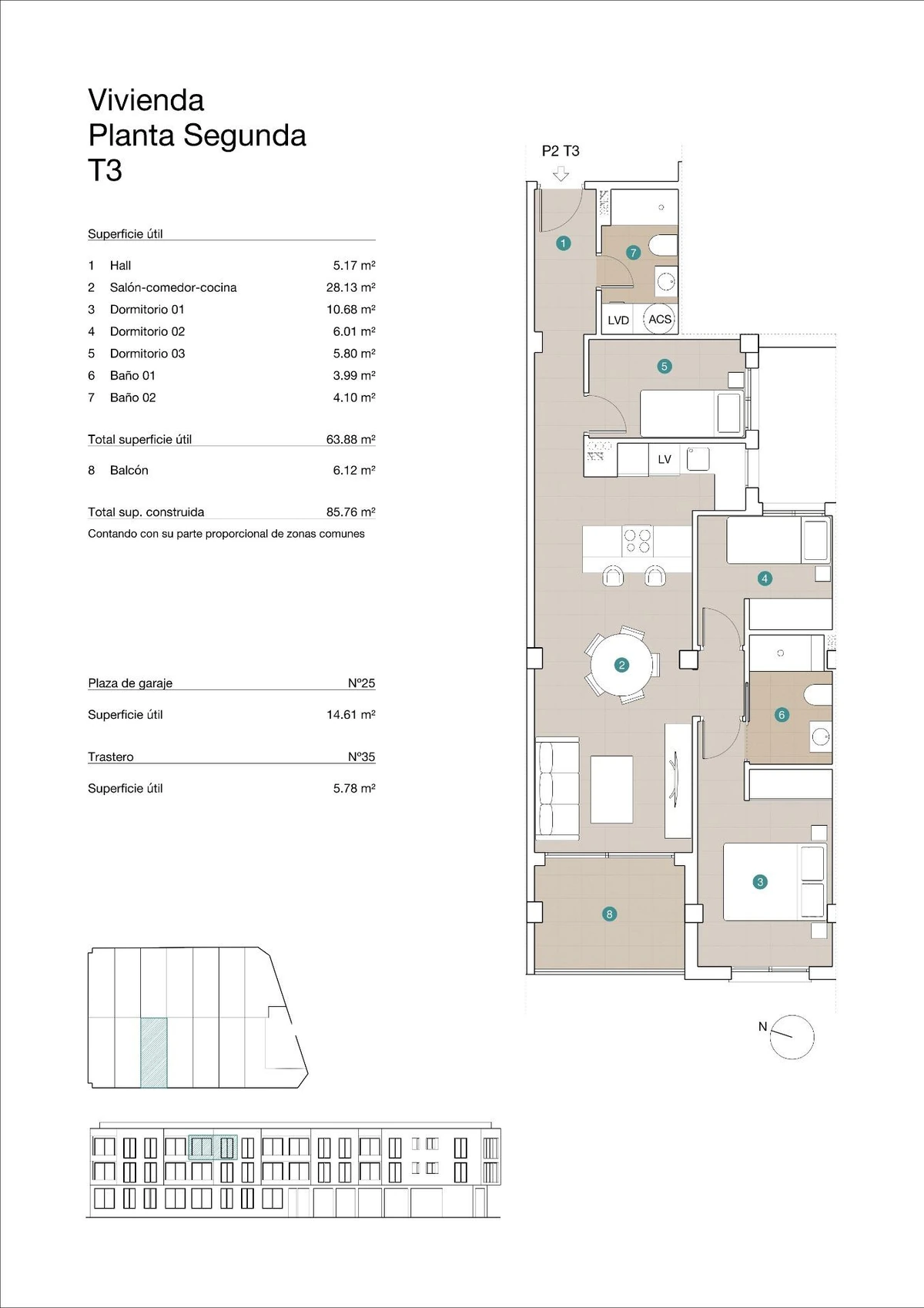 Unit NV-101073 — Apartamentos de Obra Nueva en Jacarilla, Alicante - Tranquilidad y Confort