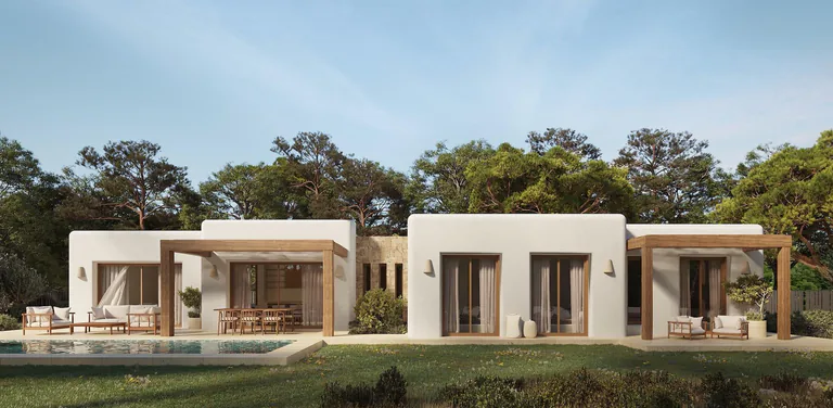 Villa de lujo de estilo ibicenco en La Fustera (Benissa Costa) A solo 1 km de la playa
