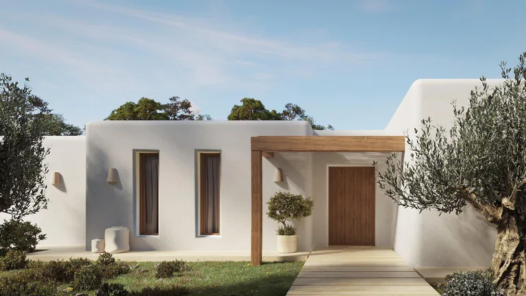 Villa de lujo de estilo ibicenco en La Fustera (Benissa Costa) A solo 1 km de la playa