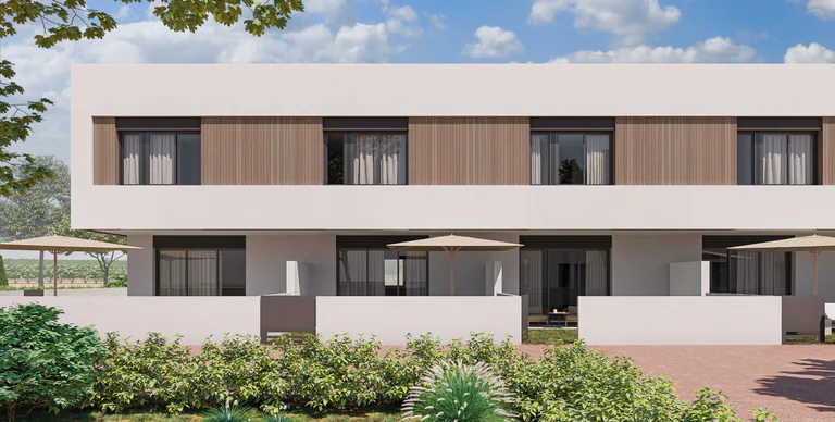 Casas adosadas y casas adosadas en esquina de nueva construcción en Pilar de la Horadada