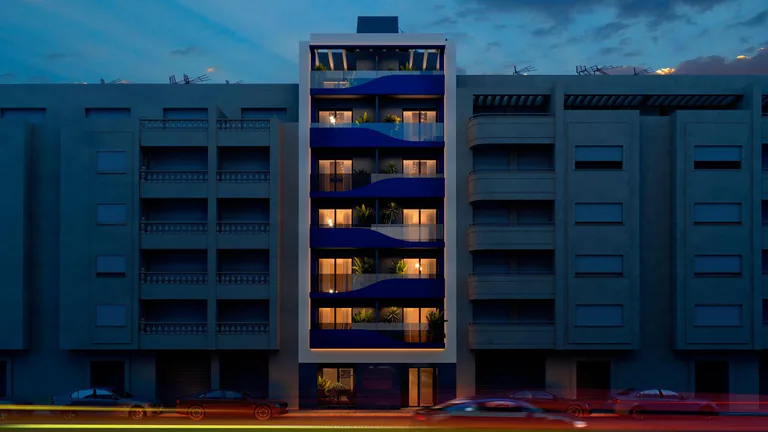 Apartamentos de Obra Nueva a 200 Metros del Mar en Torrevieja