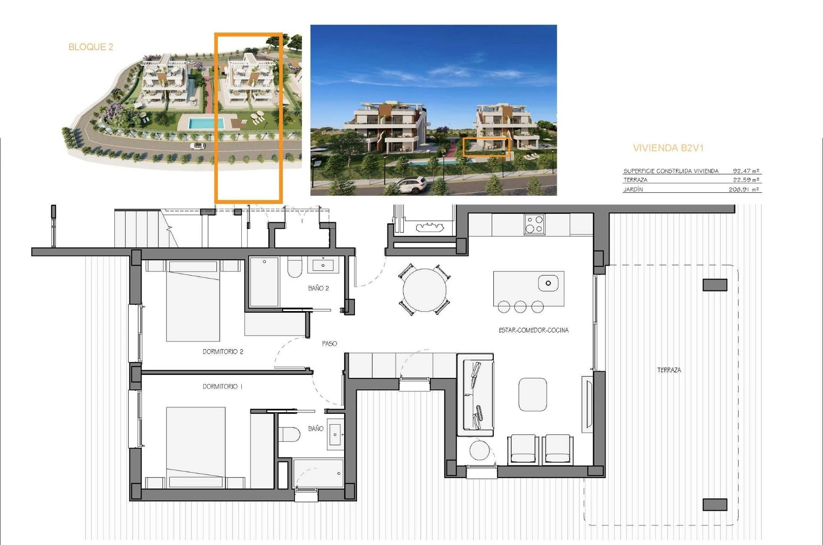 Unit NV-101150 — Apartamentos de Obra Nueva en Hacienda del Álamo Golf Resort, Murcia