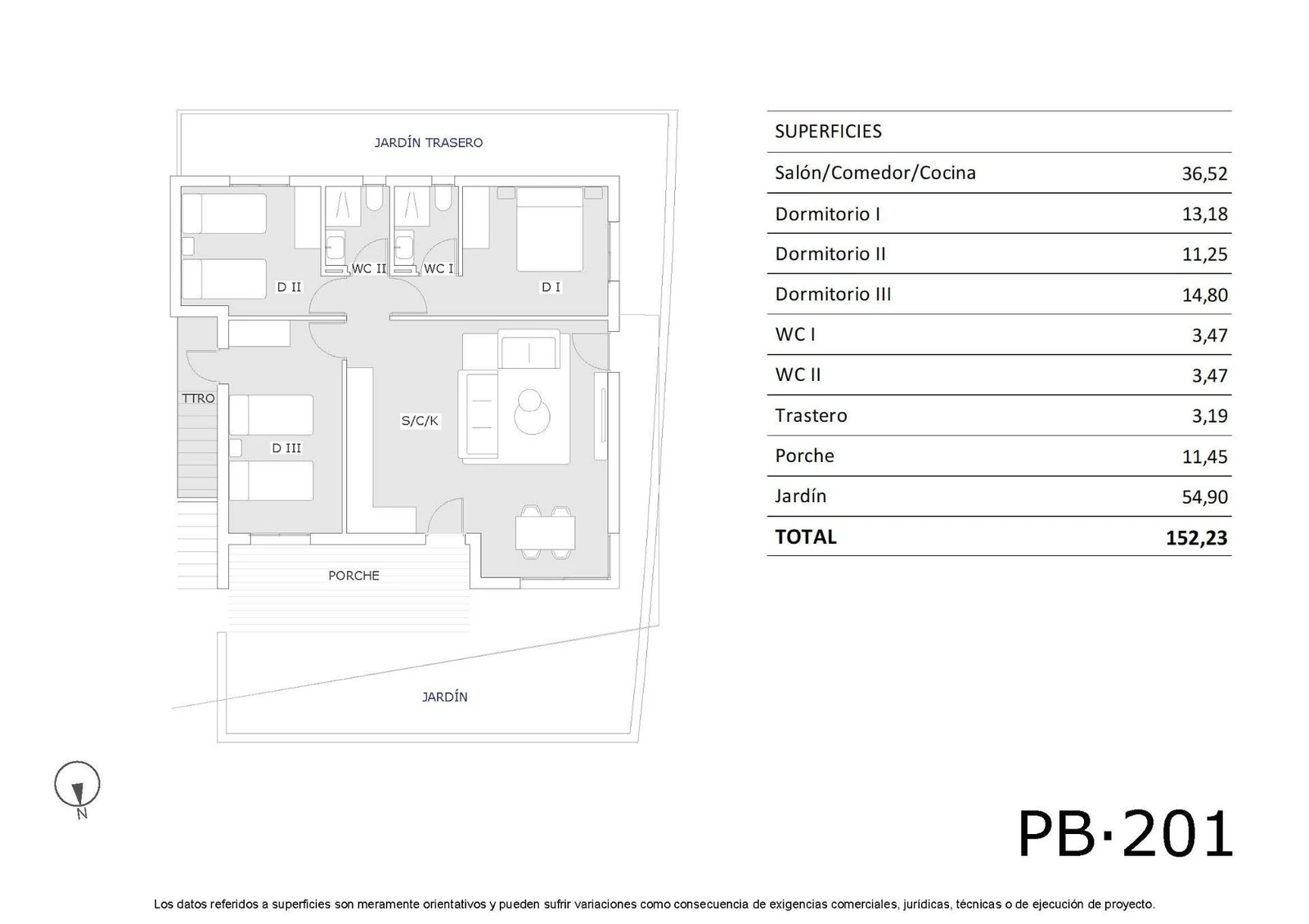 Unit NV-101152 — Bungalows de Obra Nueva en San Miguel de Salinas con 2 Piscinas Comunitarias