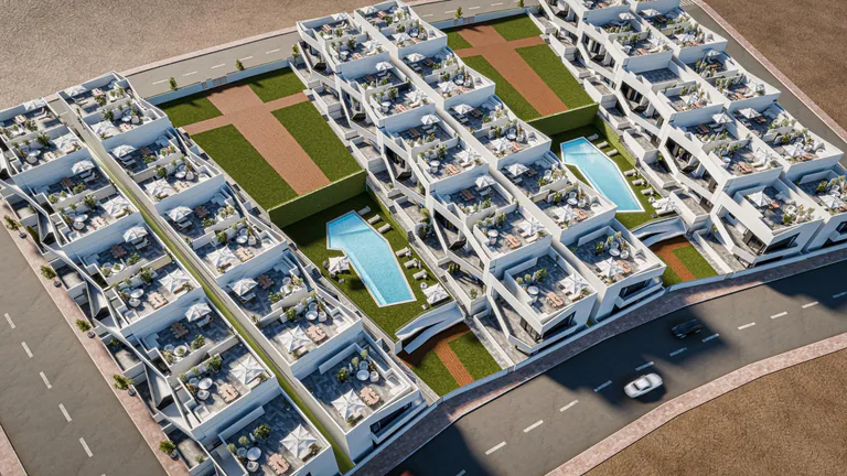 Bungalows de Obra Nueva en San Miguel de Salinas con 2 Piscinas Comunitarias