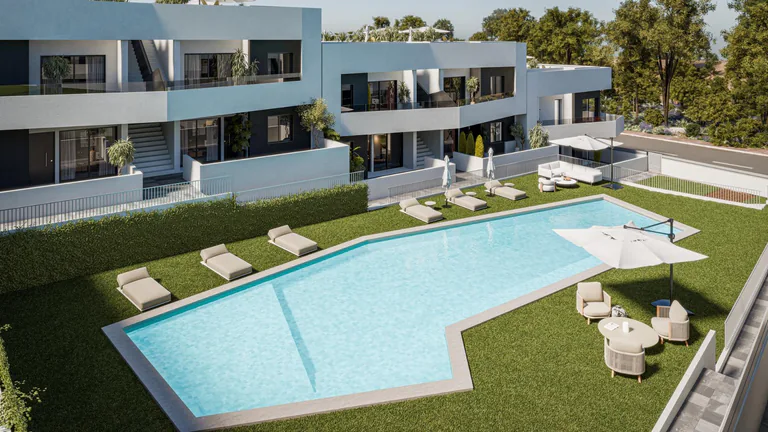 Bungalows de Obra Nueva en San Miguel de Salinas con 2 Piscinas Comunitarias
