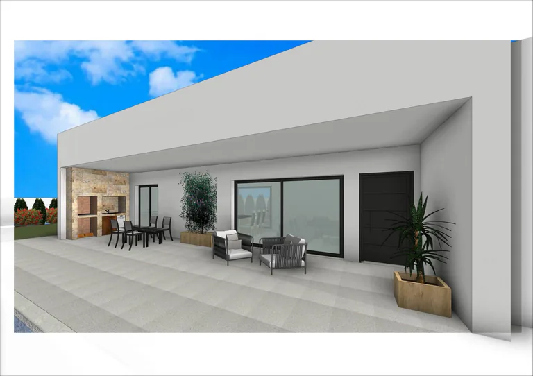 Villas de obra nueva situadas en término de Aspe.