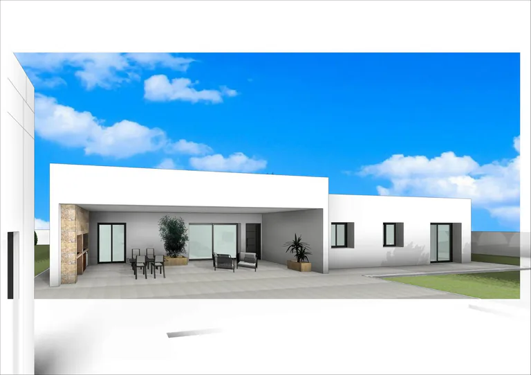 Villas de obra nueva situadas en término de Aspe.
