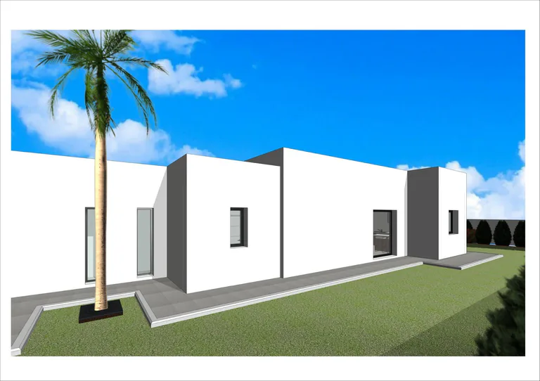 Villas de obra nueva situadas en término de Aspe.