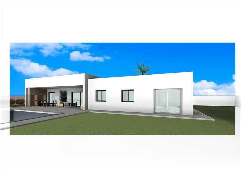 Villas de obra nueva situadas en término de Aspe.