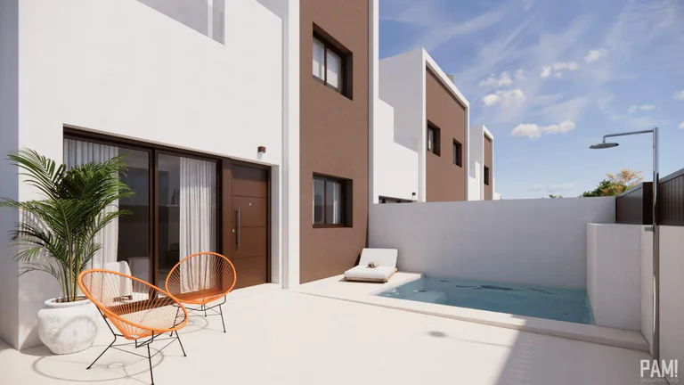 Villas modernas de nueva construcción con piscina privada opcional en Pilar de la Horadada