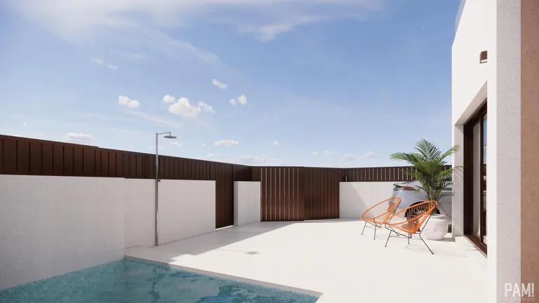 Villas modernas de nueva construcción con piscina privada opcional en Pilar de la Horadada