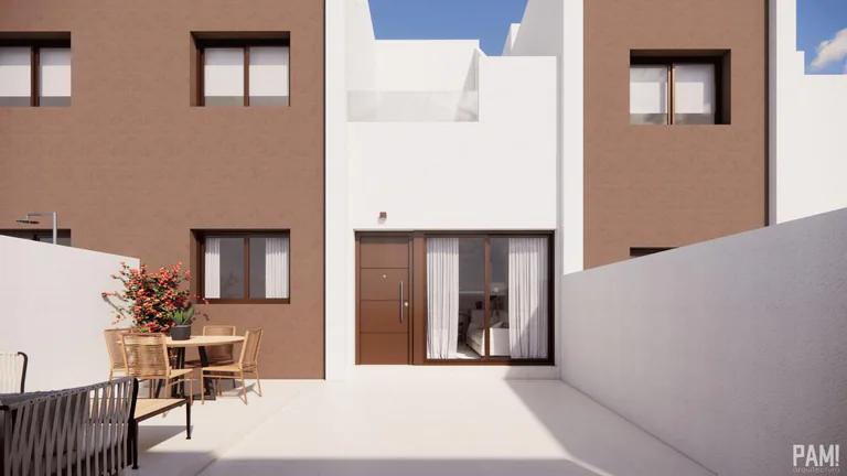 Villas modernas de nueva construcción con piscina privada opcional en Pilar de la Horadada