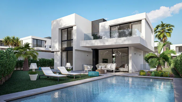 Exclusivas villas de nueva construcción con piscina privada en La Nucía, cerca de Benidorm