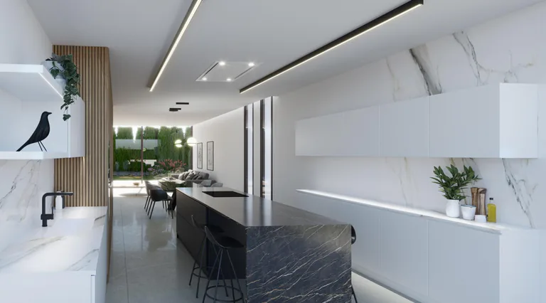 Exclusivas villas de nueva construcción con piscina privada en La Nucía, cerca de Benidorm