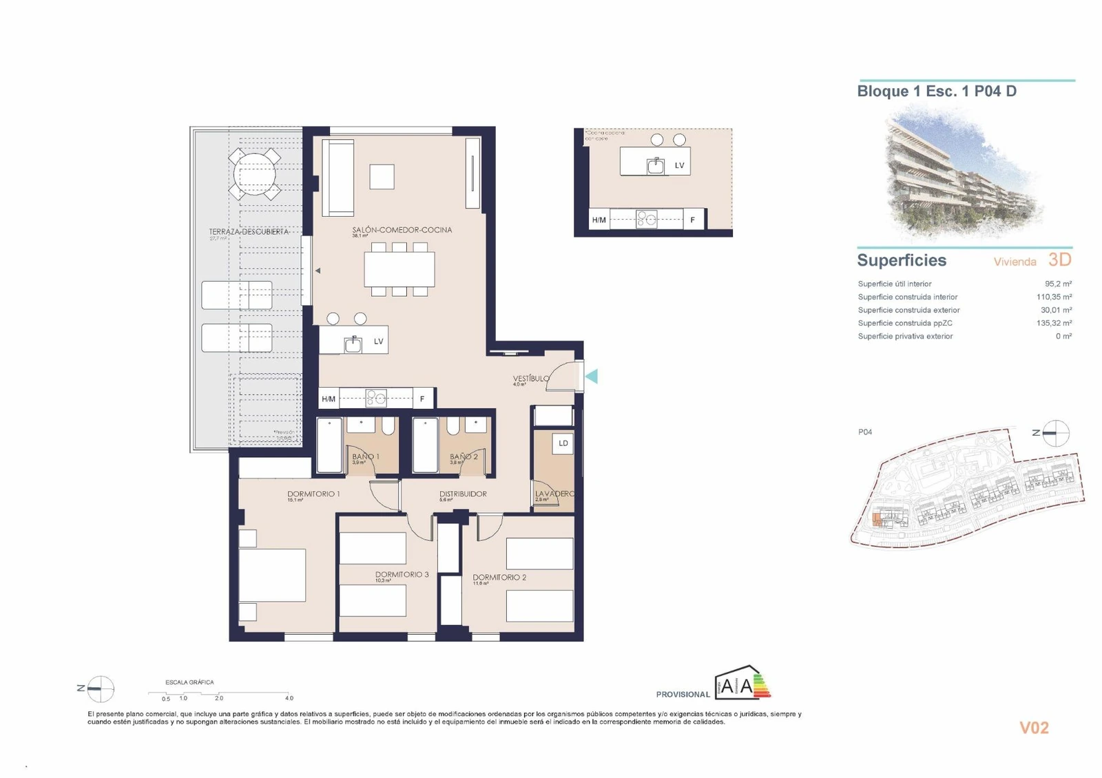 Unit NV-101261 — Modernos apartamentos de nueva construcción en El Verger: vida costera a solo 500 metros de la playa