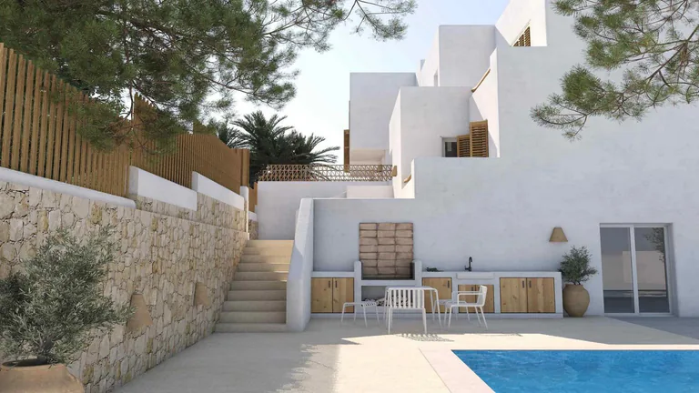 Casa pareada de nueva construcción en Ráfol de Almunia: naturaleza, comodidad y diseño moderno