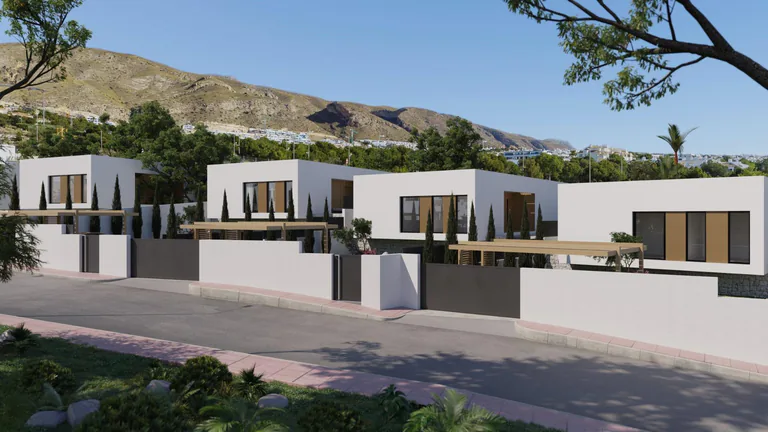 Modernas villas de una sola planta con piscina privada en Finestrat