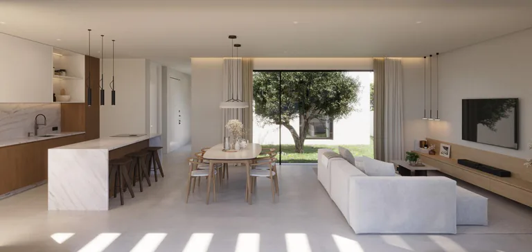 Modernas villas de una sola planta con piscina privada en Finestrat